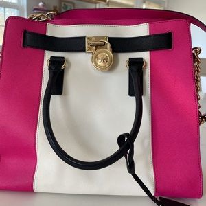 Michael Kors colorblock purse.